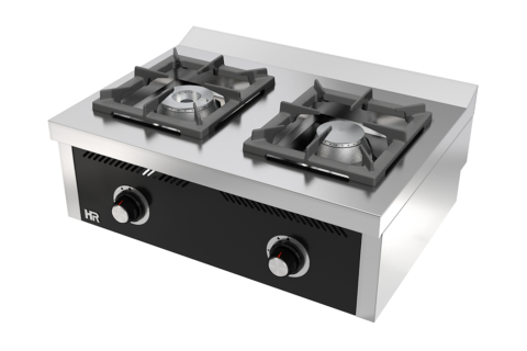 cocina industrial dos juegos a gas sobremesa