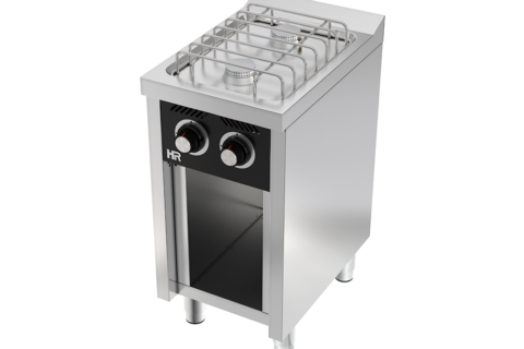 cocina industrial a gas 2 fuegos