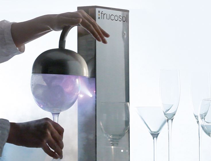 Escarchar de copas co2 Frucosol Modelo GF1000 para bares y restaurantes, hoteles