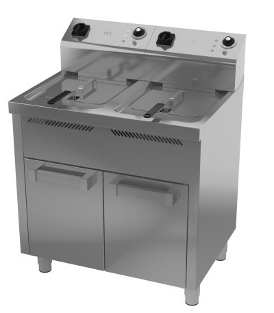 Freidora Electrica 10 + 10 litros con mueble
